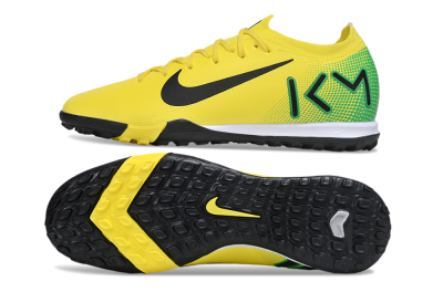 Unisex Nike Air Zoom Mercurial Vapor 16 Elite TF Football Shoes - Yellow/Black/Green
