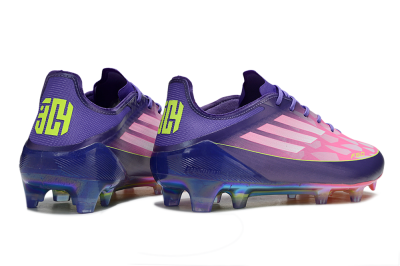 Unisex Adidas F50 Elite FG Football Boots - Pink/Blue/Yellow