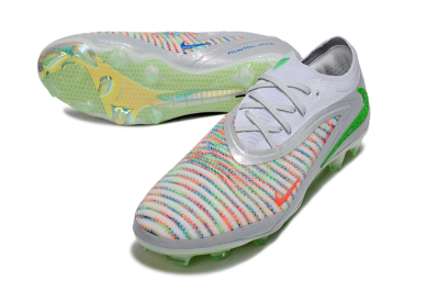 Unisex Nike Phantom 6 Elite FG Football Boots - White/Red/Yellow