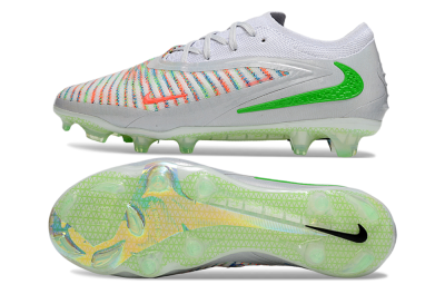 Unisex Nike Phantom 6 Elite FG Football Boots - White/Red/Yellow
