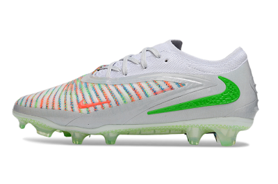 Unisex Nike Phantom 6 Elite FG Football Boots - White/Red/Yellow