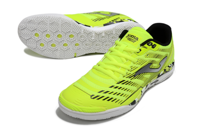 Men's Joma Top Flex IC Football Shoes - Yellow/Silver/Black