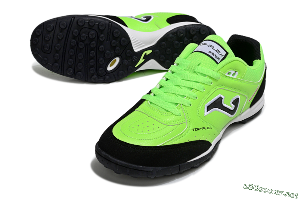 Men's Joma Top Flex TF Football Shoes - Yellow/Black/White 3