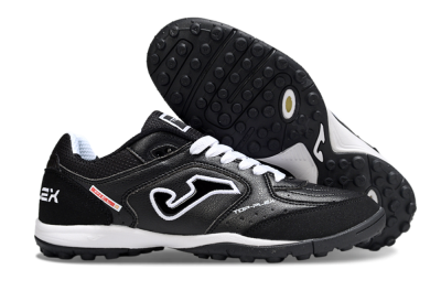 Men's Joma Top Flex TF Football Shoes - Black/White/Red