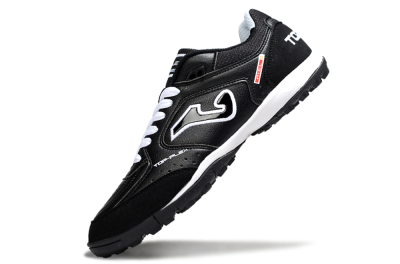 Men's Joma Top Flex TF Football Shoes - Black/White/Red