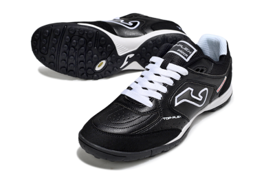 Men's Joma Top Flex TF Football Shoes - Black/White/Red