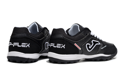 Men's Joma Top Flex TF Football Shoes - Black/White/Red