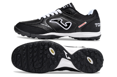 Men's Joma Top Flex TF Football Shoes - Black/White/Red