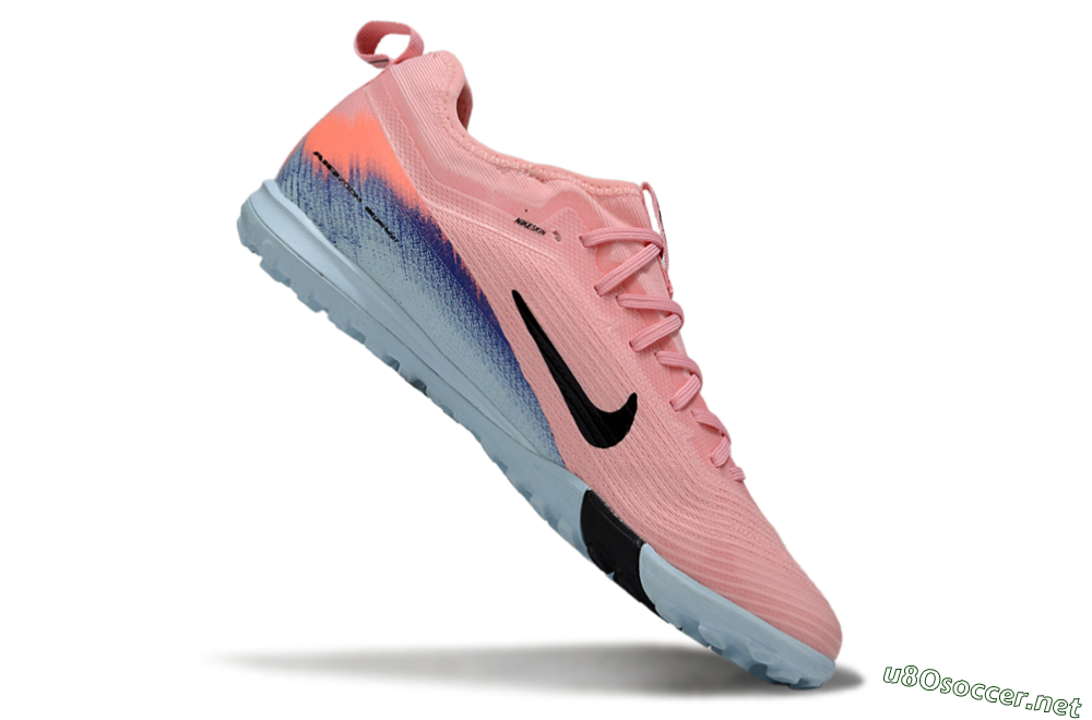Unisex Nike Air Zoom Mercurial Vapor 16 Pro TF Football Shoes - Pink/Black/Gold 4
