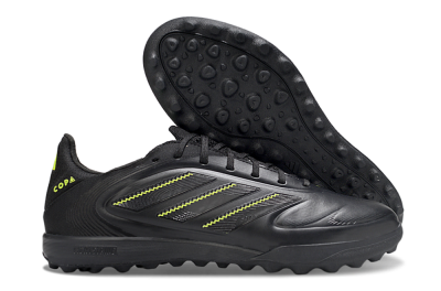 Men's Adidas Copa Pure 2 TF Football Shoes - Black/Yellow