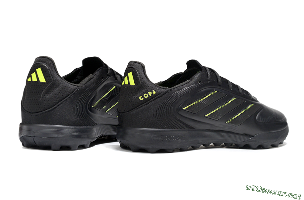 Men's Adidas Copa Pure 2 TF Football Shoes - Black/Yellow 6
