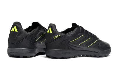 Men's Adidas Copa Pure 2 TF Football Shoes - Black/Yellow