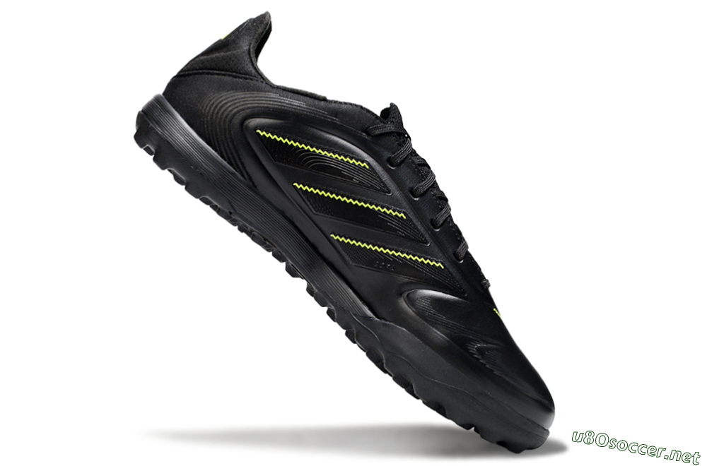 Men's Adidas Copa Pure 2 TF Football Shoes - Black/Yellow 4