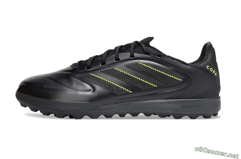Men's Adidas Copa Pure 2 TF Football Shoes - Black/Yellow 0
