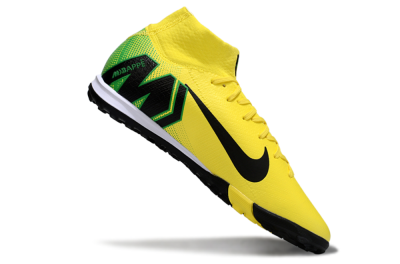 Unisex Nike Air Zoom Mercurial Superfly 10 Elite TF Football Shoes - Yellow/Black/Green