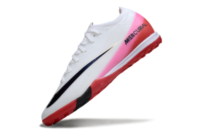 Unisex Nike Air Zoom Mercurial Vapor 16 Elite TF Football Shoes - White/Black/Red
