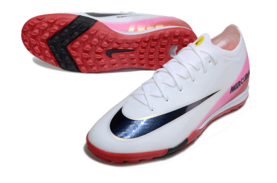 Unisex Nike Air Zoom Mercurial Vapor 16 Elite TF Football Shoes - White/Black/Red