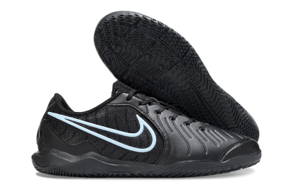 Men's Nike Tiempo Legend 10 Academy IC Football Shoes - Black/Jade
