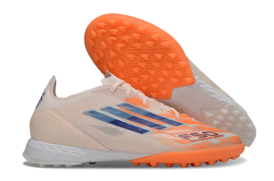 Unisex Adidas F50 Pro TF Football Shoes - Pink/Orange/Blue
