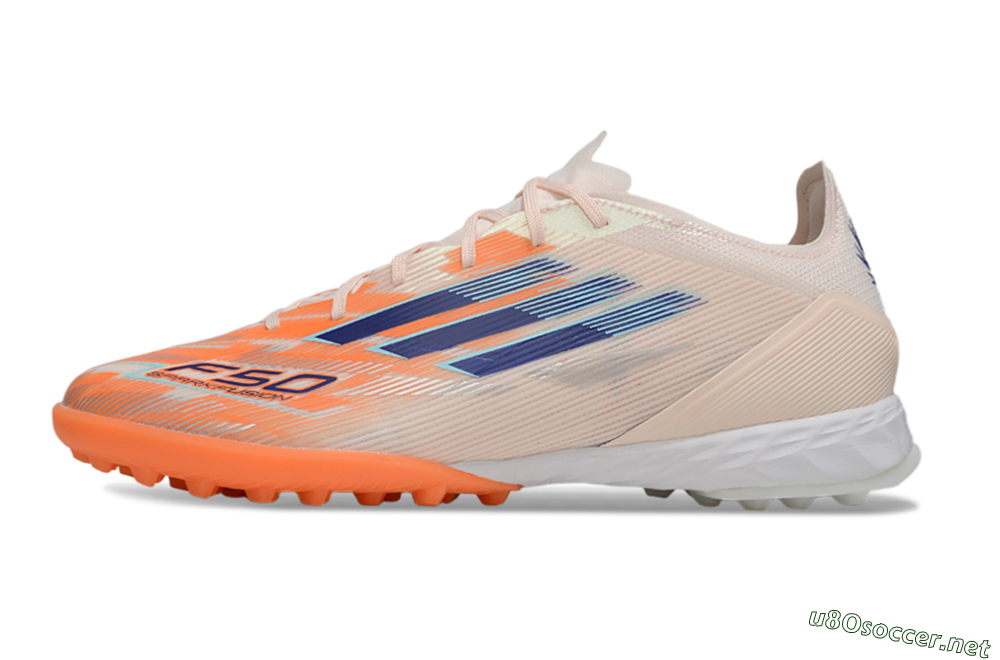 Unisex Adidas F50 Pro TF Football Shoes - Pink/Orange/Blue 0