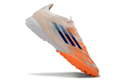 Unisex Adidas F50 Pro TF Football Shoes - Pink/Orange/Blue