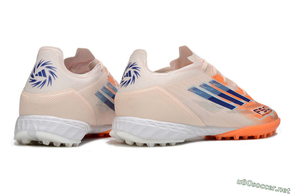 Unisex Adidas F50 Pro TF Football Shoes - Pink/Orange/Blue 6