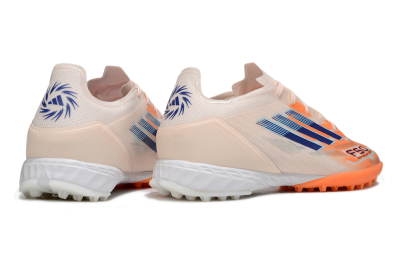 Unisex Adidas F50 Pro TF Football Shoes - Pink/Orange/Blue