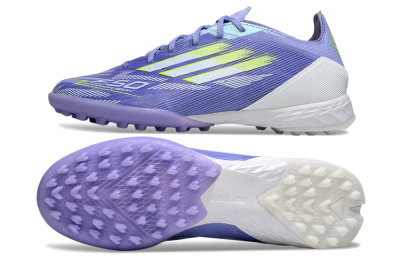 Unisex Adidas F50 Pro TF Football Shoes - Blue/Yellow/White