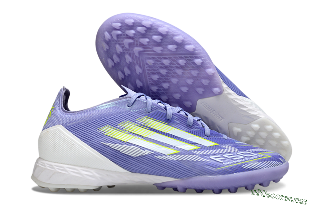 Unisex Adidas F50 Pro TF Football Shoes - Blue/Yellow/White 2