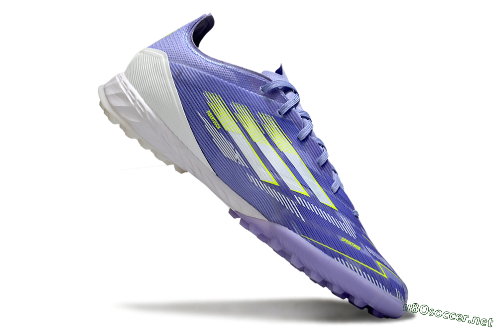 Unisex Adidas F50 Pro TF Football Shoes - Blue/Yellow/White 4