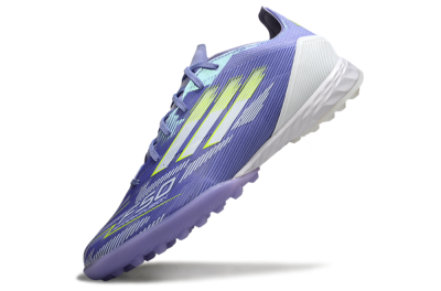 Unisex Adidas F50 Pro TF Football Shoes - Blue/Yellow/White