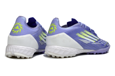 Unisex Adidas F50 Pro TF Football Shoes - Blue/Yellow/White
