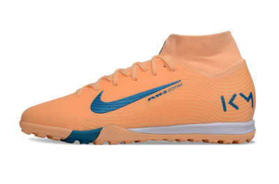 Men's Nike Air Zoom Mercurial Superfly 10 Elite TF Football Shoes - Pink/Blue/Yellow