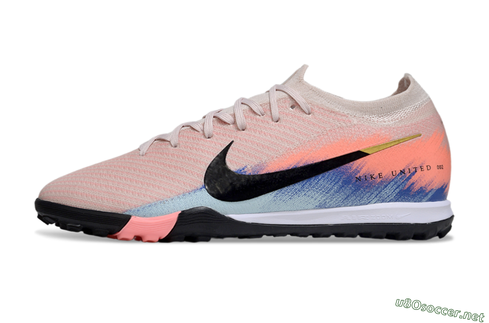 Unisex Nike Air Zoom Mercurial Vapor 16 Elite TF Football Shoes - Pink/Black/Red 0