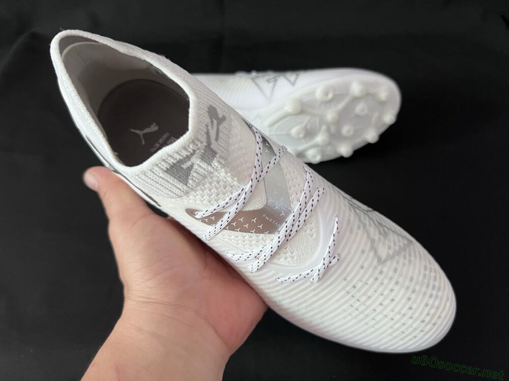 Men's Puma Future 8 Ultimate AG Football Boots - Beige/Black/White