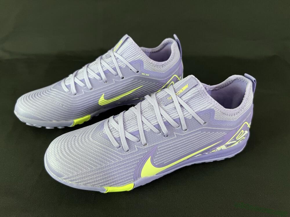 Unisex Nike Air Zoom Mercurial Vapor 16 Pro TF Football Shoes - Purple/Yellow/White