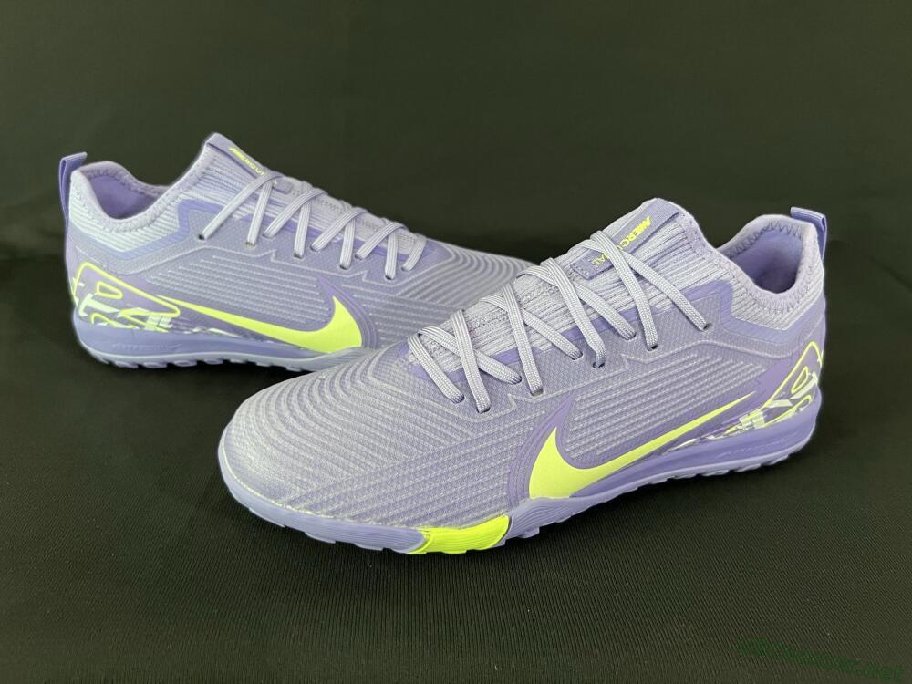 Unisex Nike Air Zoom Mercurial Vapor 16 Pro TF Football Shoes - Purple/Yellow/White