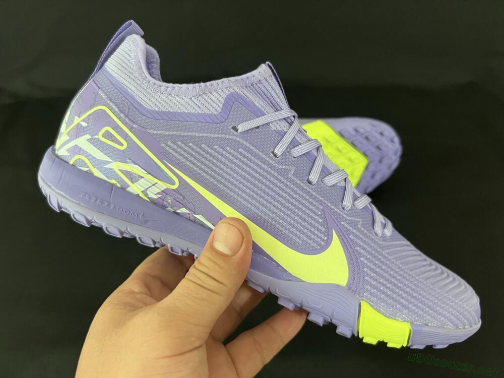 Unisex Nike Air Zoom Mercurial Vapor 16 Pro TF Football Shoes - Purple/Yellow/White