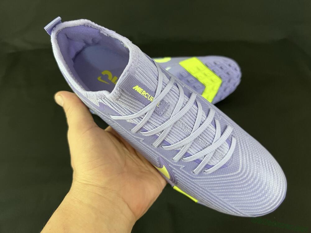 Unisex Nike Air Zoom Mercurial Vapor 16 Pro TF Football Shoes - Purple/Yellow/White