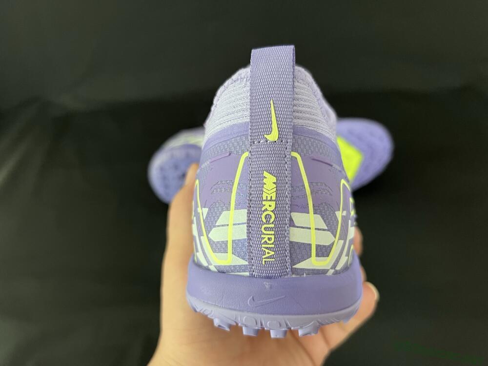 Unisex Nike Air Zoom Mercurial Vapor 16 Pro TF Football Shoes - Purple/Yellow/White