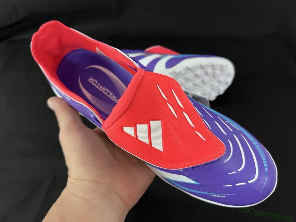 Unisex Adidas Predator Elite Foldover Tongue TF Football Shoes - Blue/White/Red