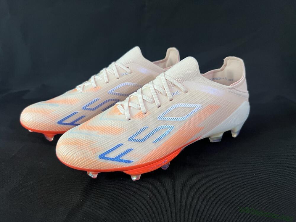 Unisex Adidas F50+ Lightstrike Pro Laceless FG Football Boots - Red/Blue/White