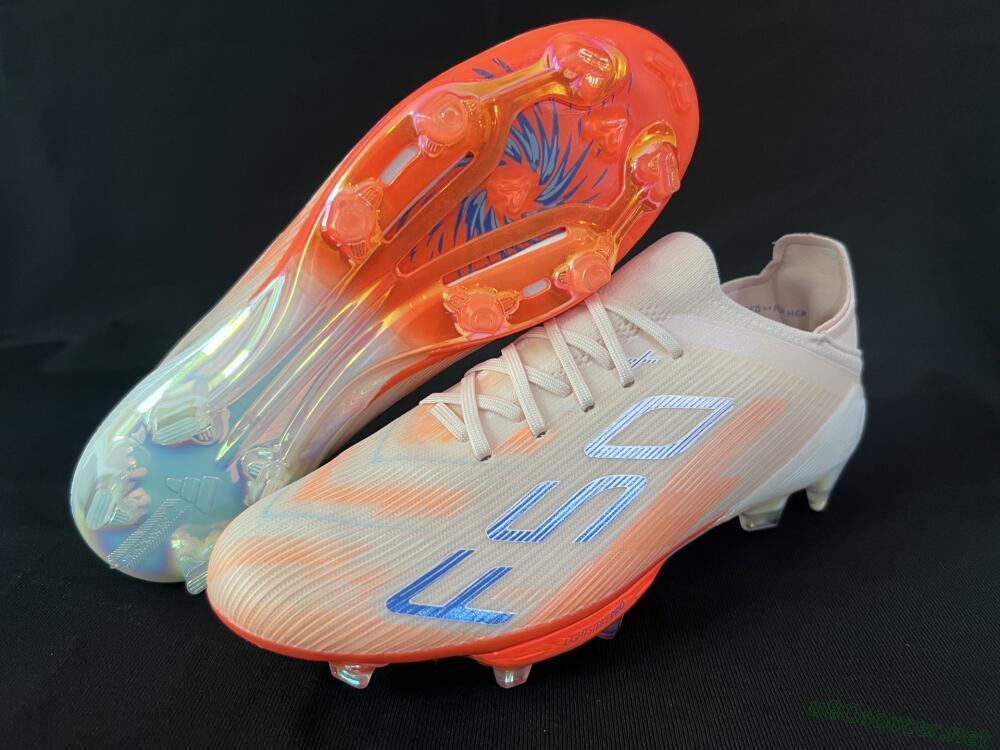 Unisex Adidas F50+ Lightstrike Pro Laceless FG Football Boots - Red/Blue/White