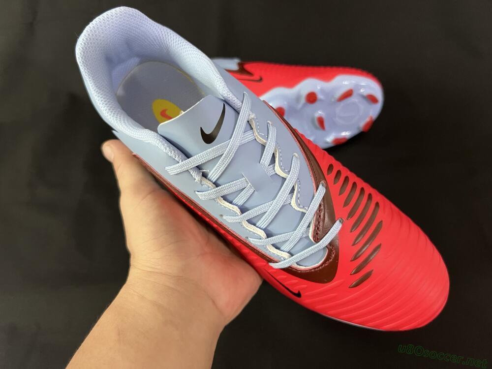 Men's Nike Phantom 6 Elite FG Football Boots - Red/Blue/Black