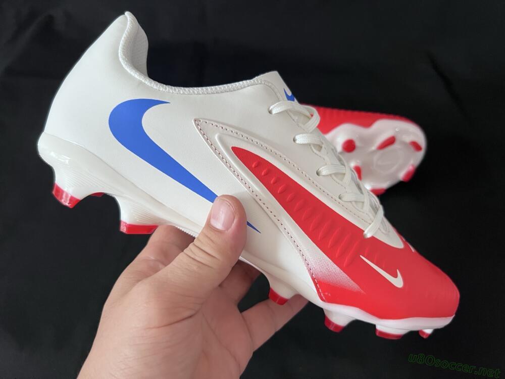 Men's Nike Phantom 6 Elite Low FG Football Boots - Red/White/Blue
