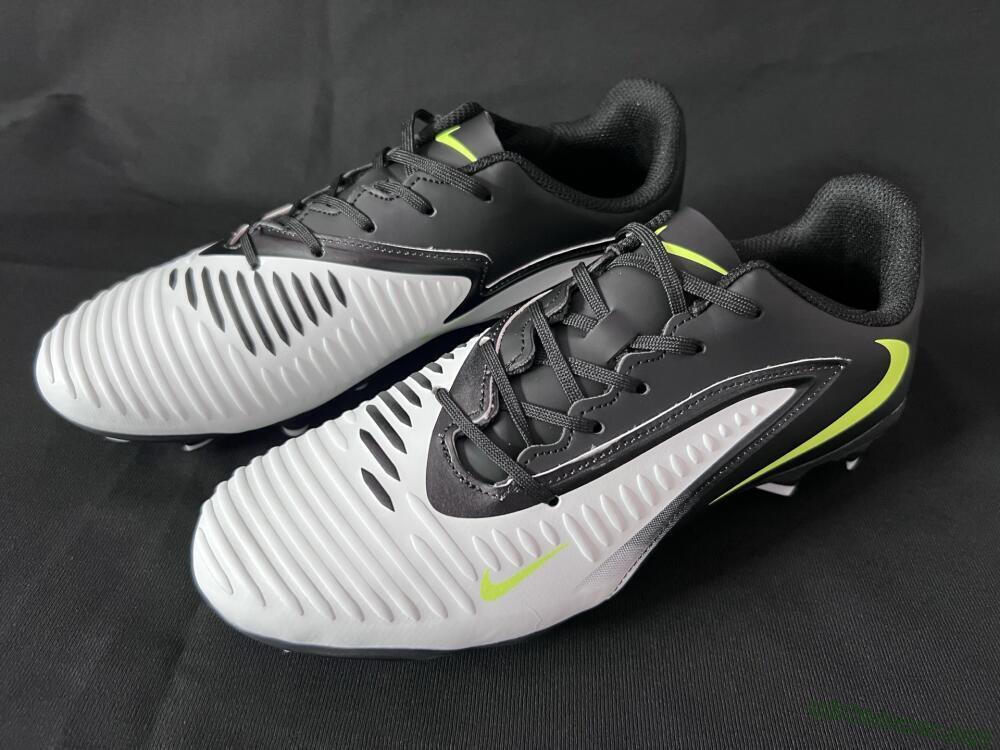 Men's Nike Phantom 6 Elite Low FG Football Boots - White/Black/Yellow