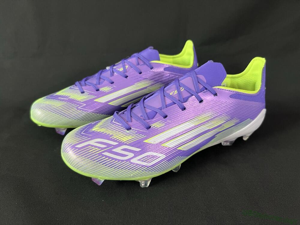 Unisex Adidas F50+ Elite FG Football Boots - Blue/Yellow/Silver