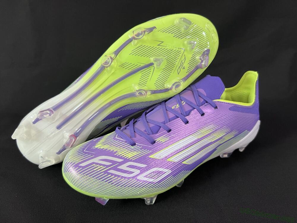 Unisex Adidas F50+ Elite FG Football Boots - Blue/Yellow/Silver