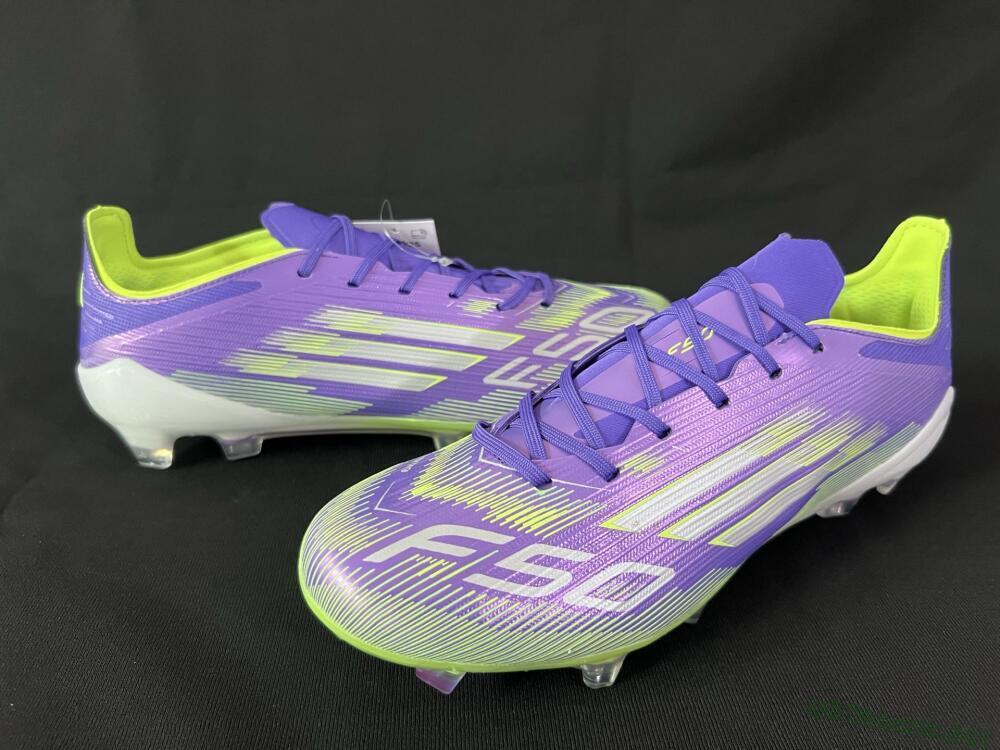 Unisex Adidas F50+ Elite FG Football Boots - Blue/Yellow/Silver