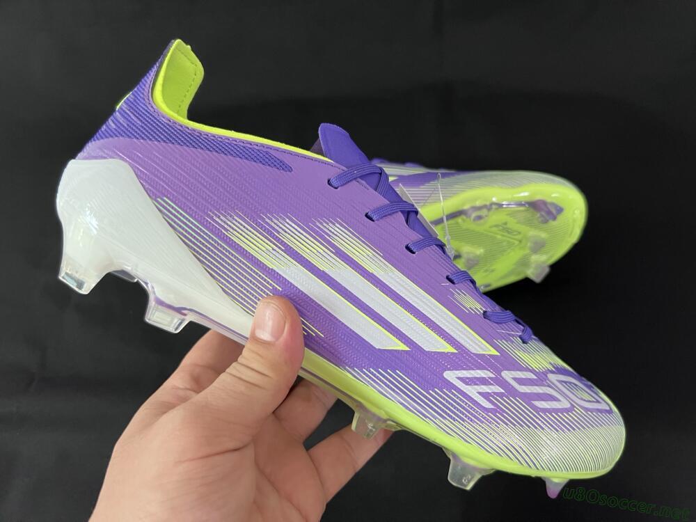 Unisex Adidas F50+ Elite FG Football Boots - Blue/Yellow/Silver